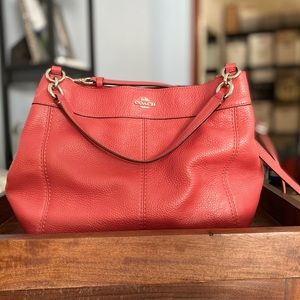 COACH Coral Leather Purse